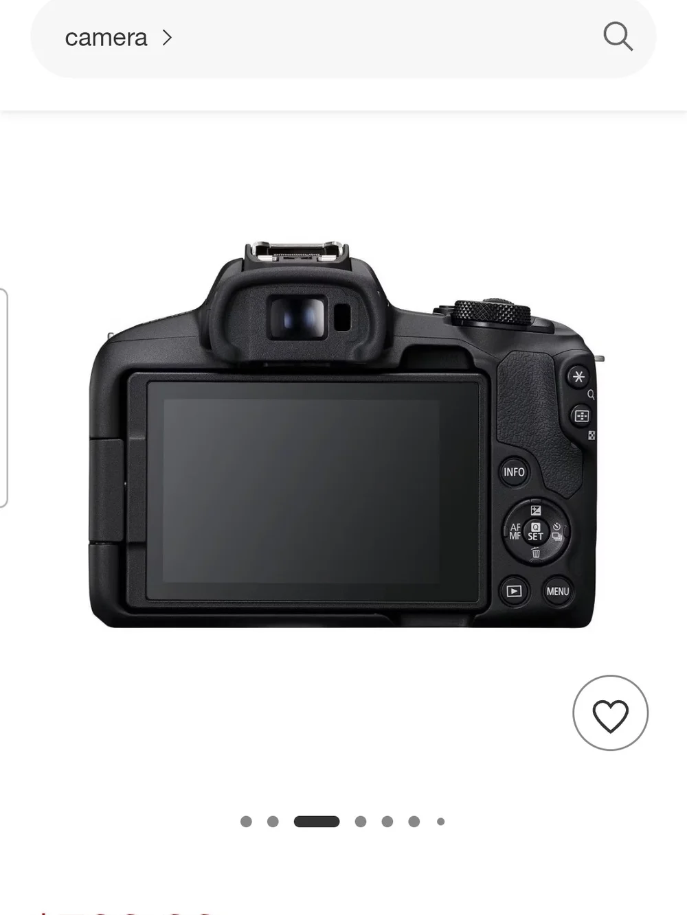 Canon EOS DSLR Camera in Black with Standard Lens